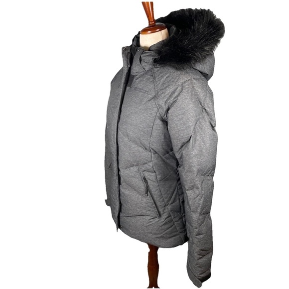 MOUNTAIN WAREHOUSE EXTREME Frost Free Down Padded Jacket Coat Womens Size 8 Hood - Picture 3 of 7